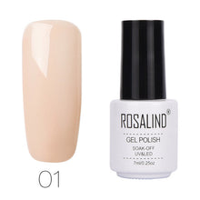 Load image into Gallery viewer, ROSALIND Gel 1 Solid Color Series 7ML 01-58 Gel Nail Polish Design Gel Lacquer Polishing For Nail Manicure Primer Top Nail Art