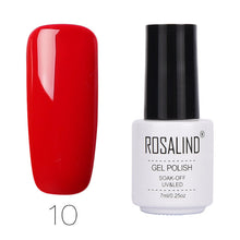 Load image into Gallery viewer, ROSALIND Gel 1 Solid Color Series 7ML 01-58 Gel Nail Polish Design Gel Lacquer Polishing For Nail Manicure Primer Top Nail Art
