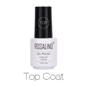 ROSALIND Gel 1 Solid Color Series 7ML 01-58 Gel Nail Polish Design Gel Lacquer Polishing For Nail Manicure Primer Top Nail Art